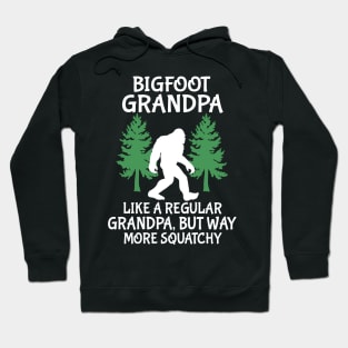 Bigfoot Grandpa Like A Regular Grandpa But Way More Squatchy Happy Father Parent Independence Day Hoodie